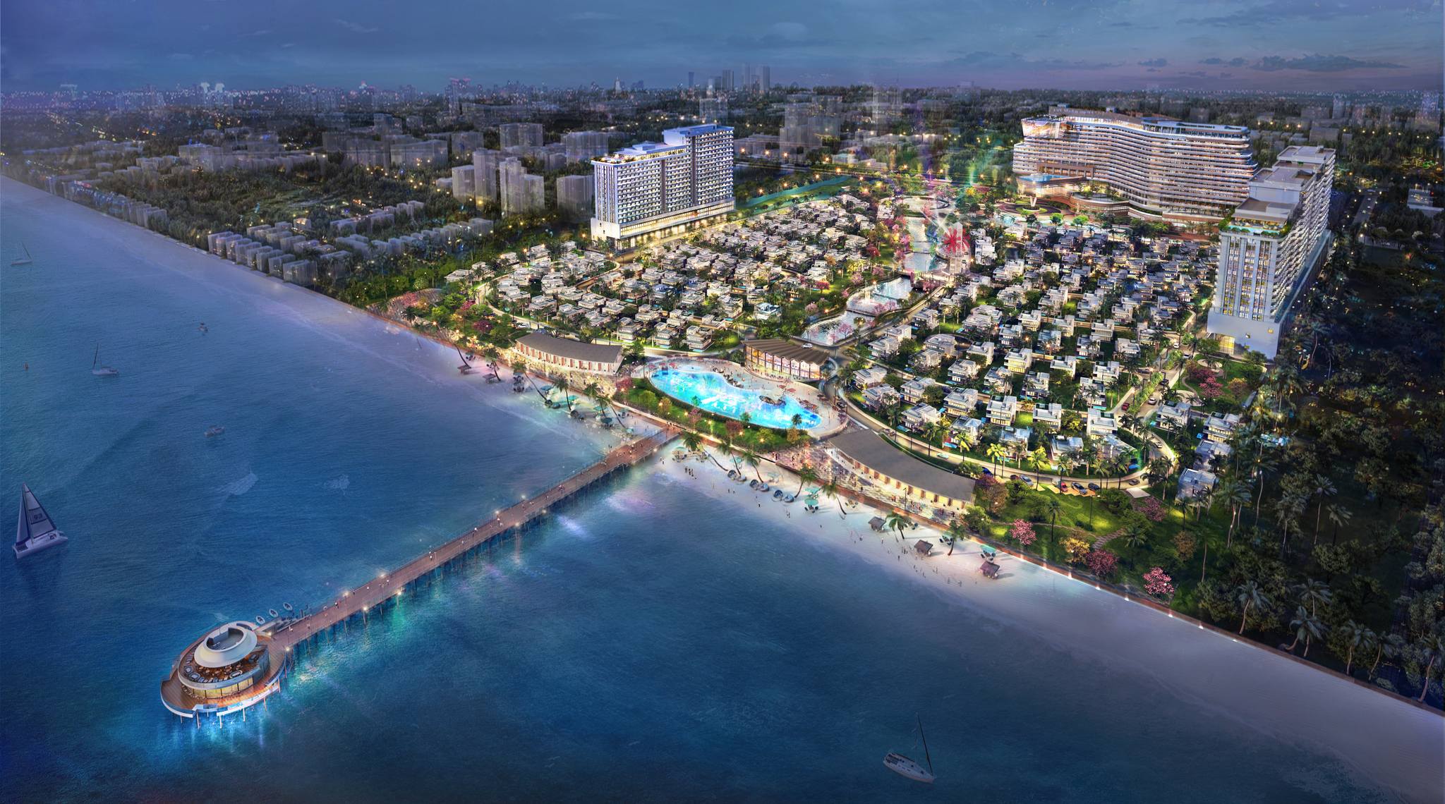 The Maris Vũng Tàu sở hữu bờ biển riêng đến 600m