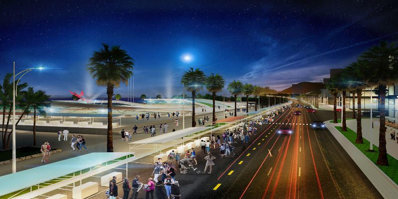 Phối cảnh trục đường Thùy Vân