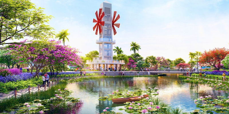 Phối cảnh tiện ích cối xay gió