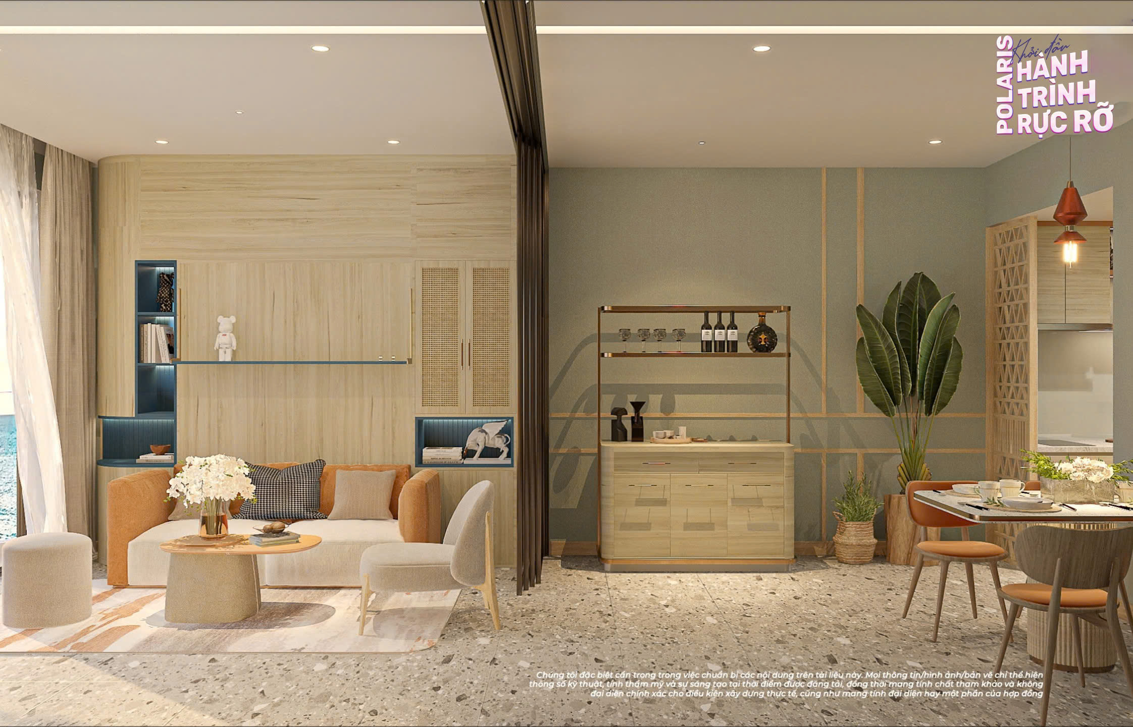 Khách hàng tham quan và trải nghiệm căn hộ mẫu Polaris