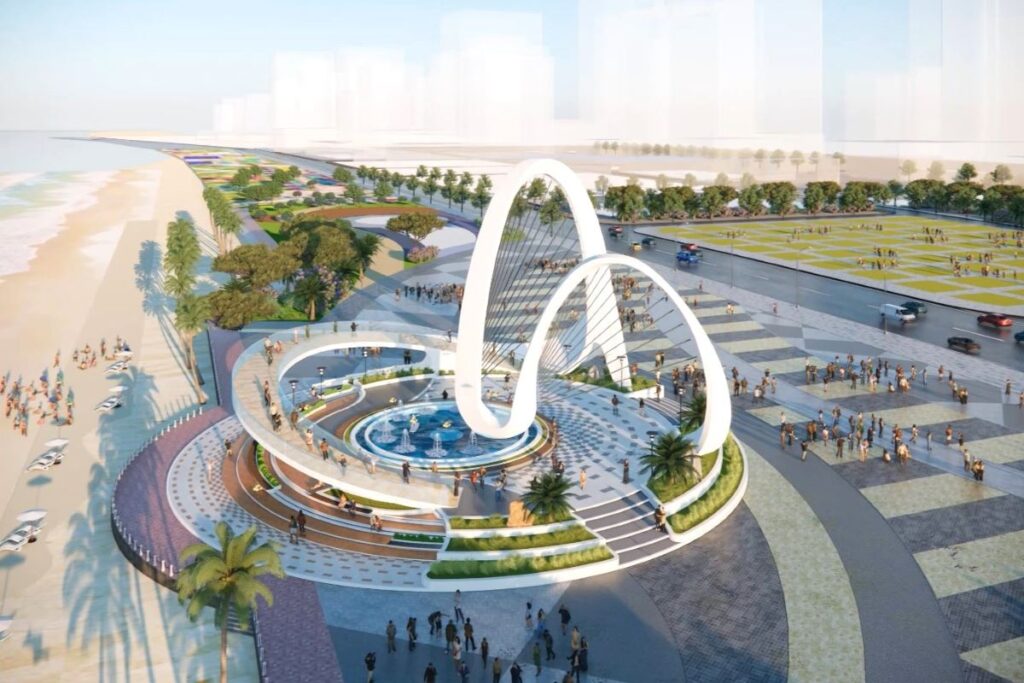 Phối cảnh công trình điểm nhấn trong công viên Thùy Vân (Bãi Sau, TP Vũng Tàu)