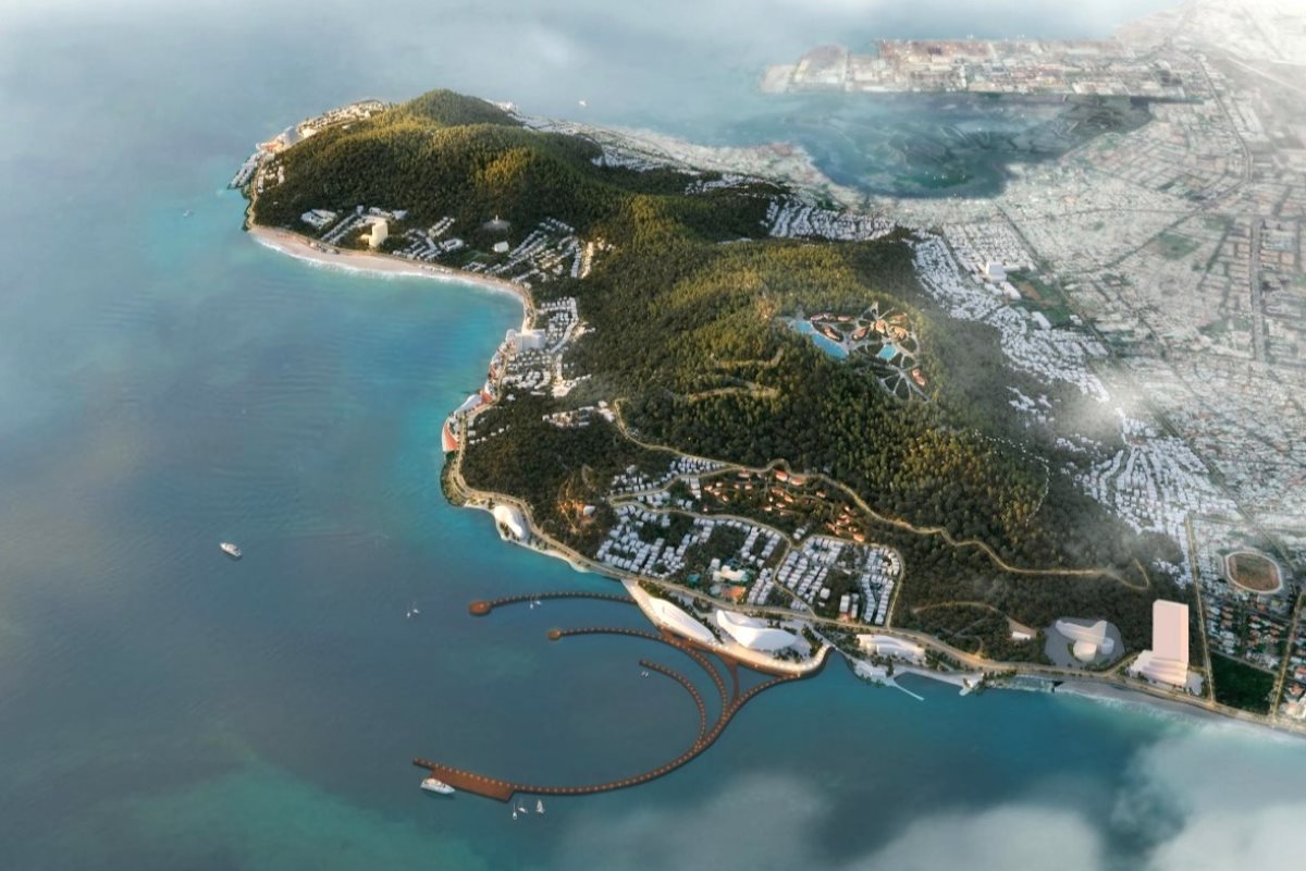 Quy hoạch TP Vũng Tàu với cảng khách quốc tế. Ảnh: UBND TP Vũng Tàu